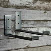 Pair of 'Up Style' Scaffold Shelf Brackets Bare Finish  - 9' Boards